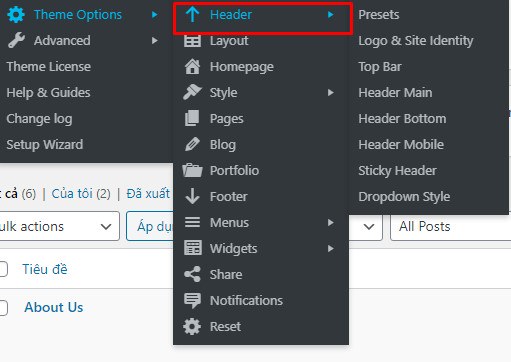 Phần giao diện, tinh chỉnh của Ux builder