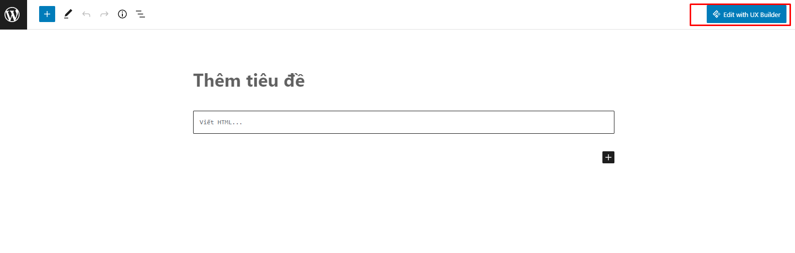Edit with Ux Builder